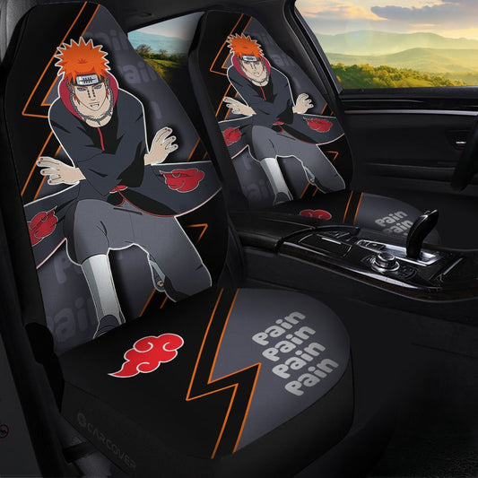 Pain Akatsuki Car Seat Covers Custom Anime Car Accessories For Fan - Gearcarcover - 1