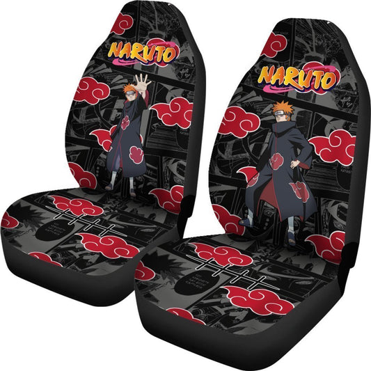 Pain Akatsuki Car Seat Covers Custom Anime Car Accessories - Gearcarcover - 2