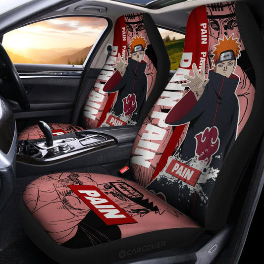 Pain Akatsuki Car Seat Covers Custom Anime Car Accessories - Gearcarcover - 2