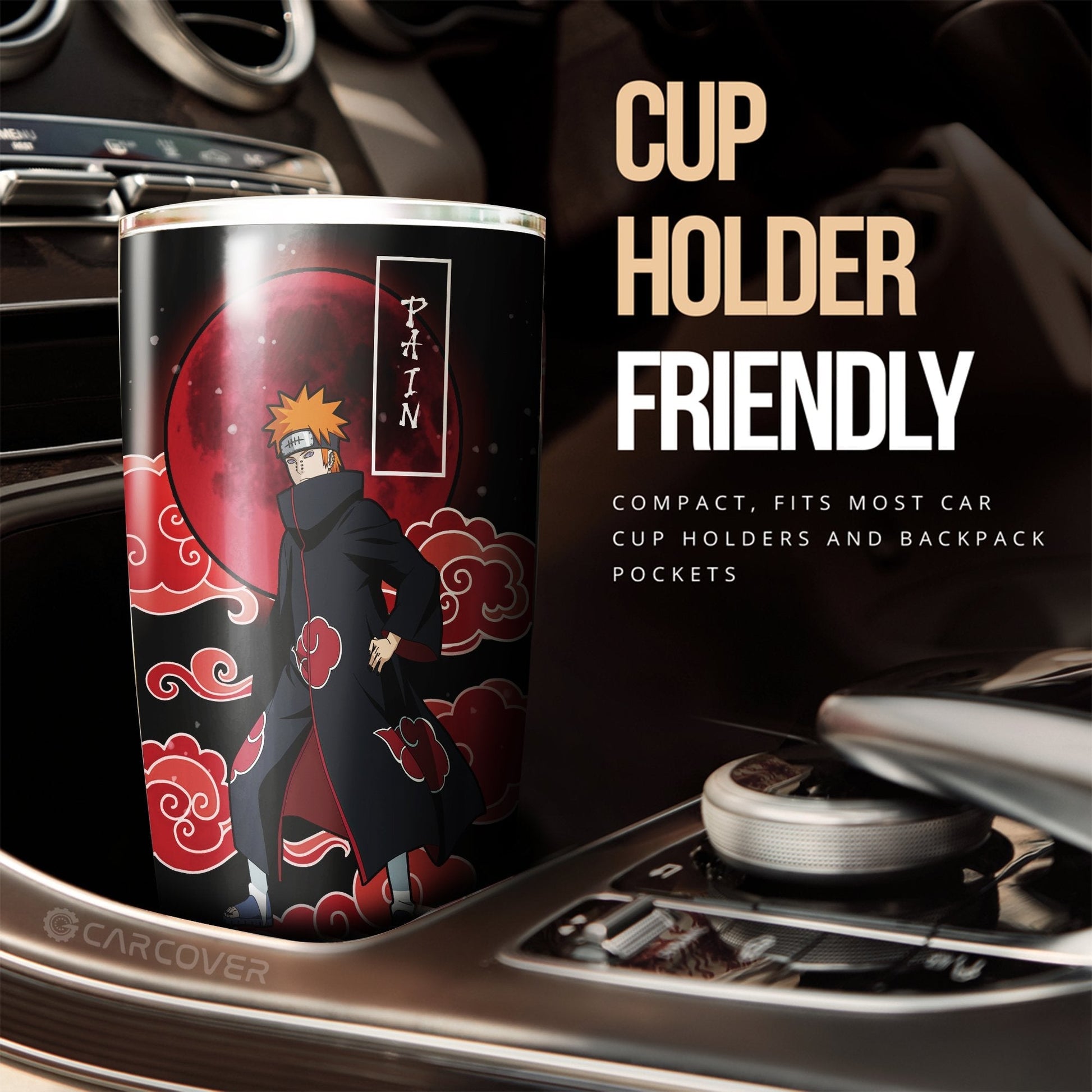 Pain Akatsuki Tumbler Cup Custom Anime Car Accessories - Gearcarcover - 2