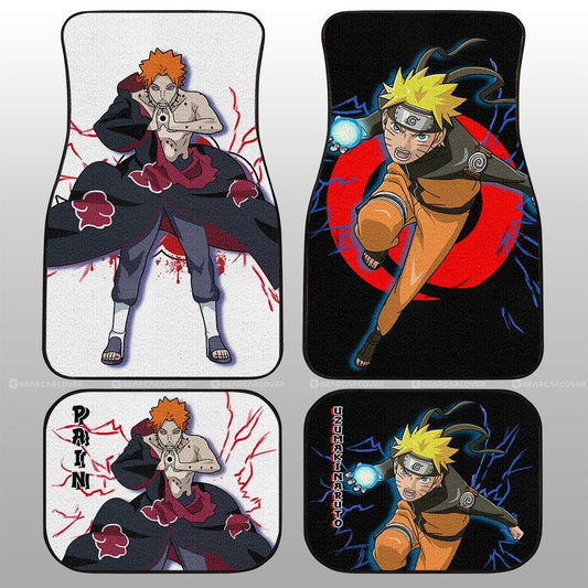Pain And Car Floor Mats Custom For Anime Fans - Gearcarcover - 1