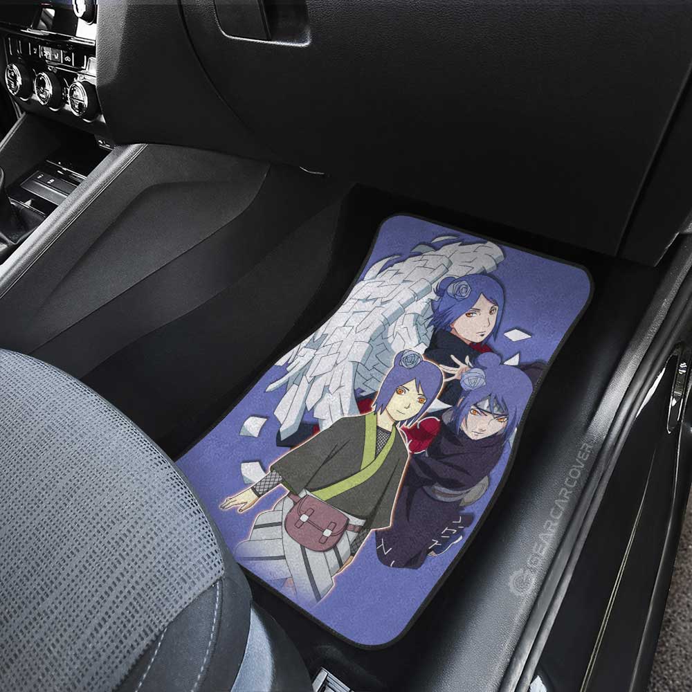 Pain And Konan Car Floor Mats Custom Anime Car Accessories - Gearcarcover - 4