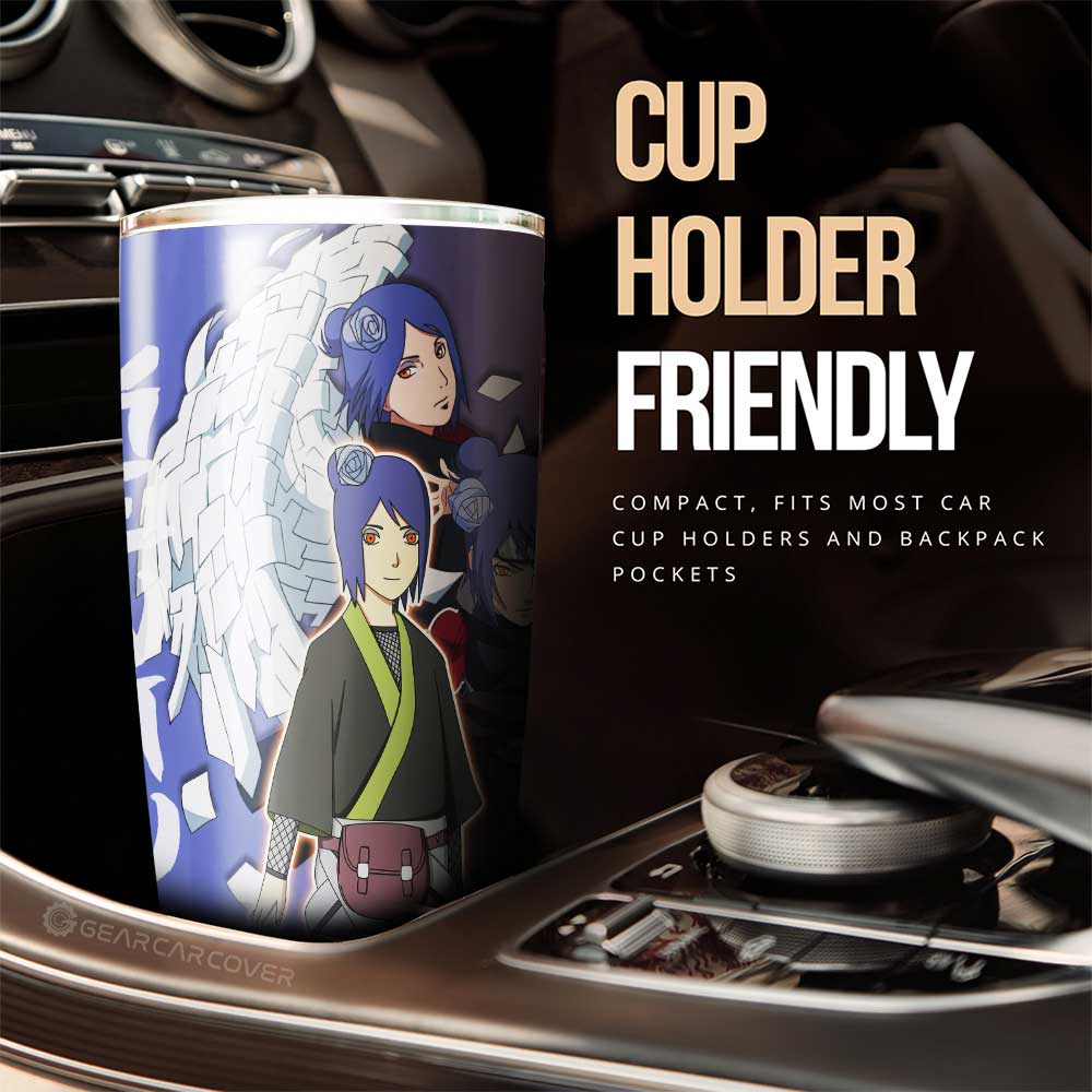 Pain And Konan Tumbler Cup Custom Anime Car Accessories - Gearcarcover - 3