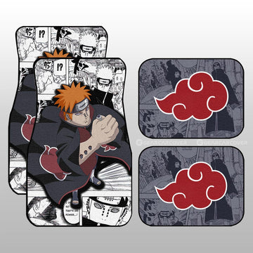 Pain Car Floor Mats Custom Anime Car Accessories Mix Manga - Gearcarcover - 1