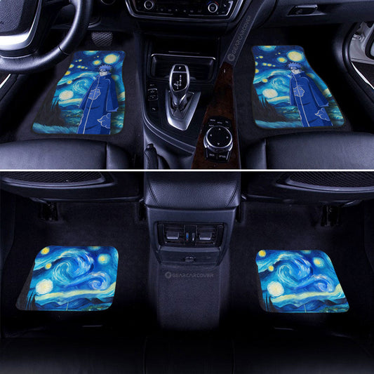 Pain Car Floor Mats Custom Starry Night Styles - Gearcarcover - 2