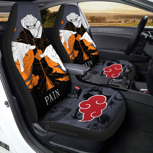 Pain Car Seat Covers Custom Anime Car Accessories Manga Color Style - Gearcarcover - 1