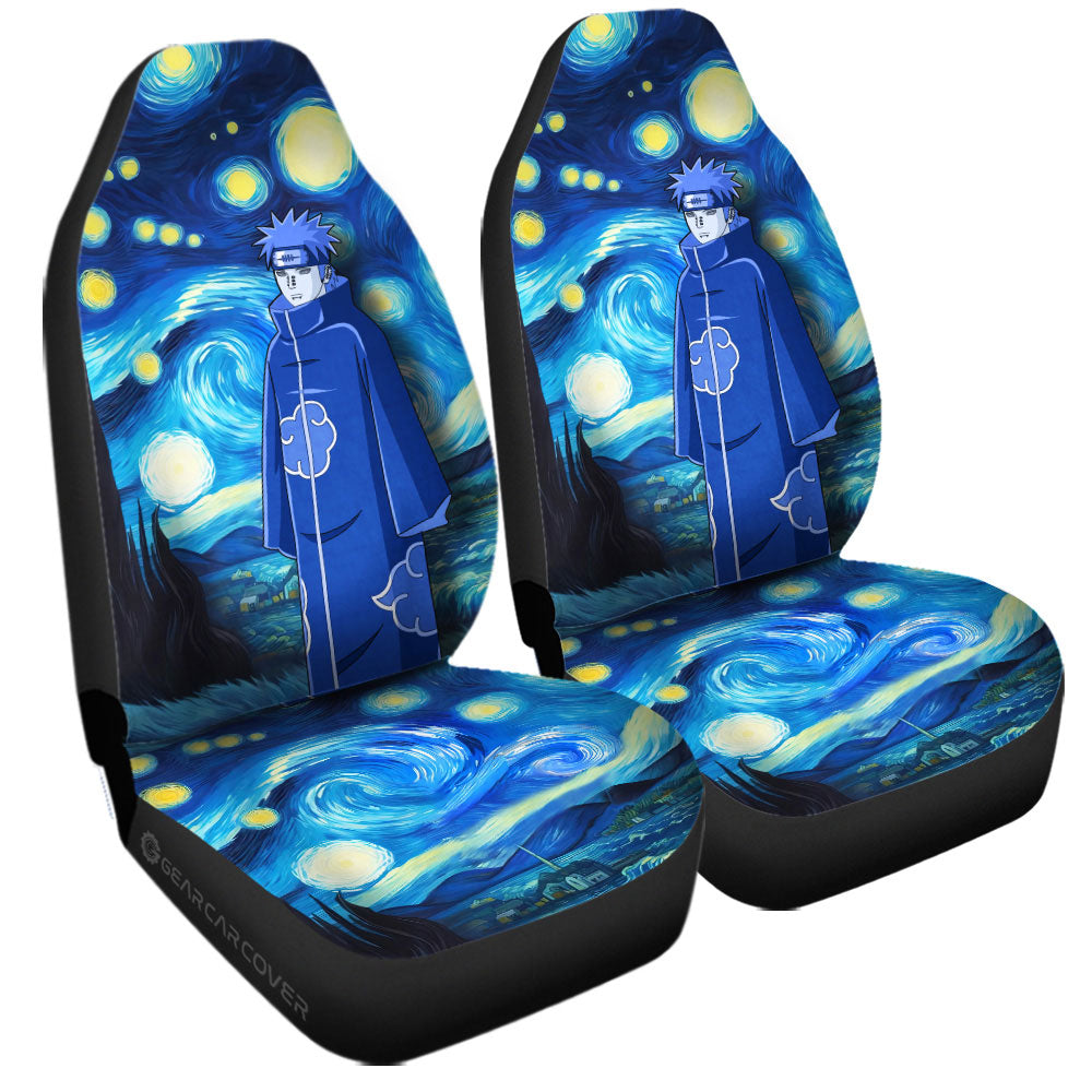 Pain Car Seat Covers Custom Starry Night Styles - Gearcarcover - 3