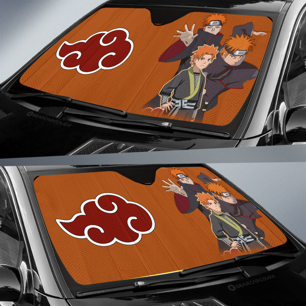 Pain Car Sunshade Custom Anime Car Accessories - Gearcarcover - 2