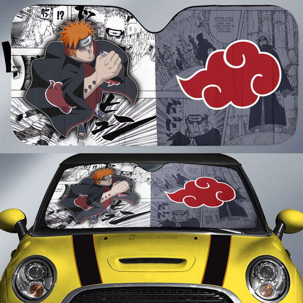 Pain Car Sunshade Custom Anime Mix Manga Car Accessories - Gearcarcover - 1