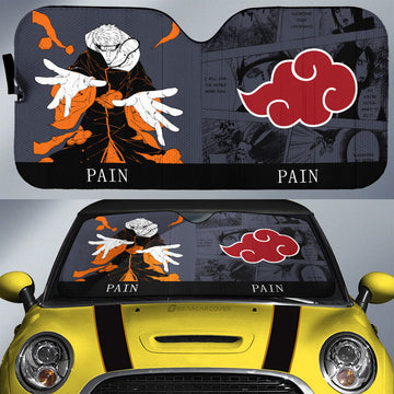 Pain Car Sunshade Custom Car Accessories Manga Color Style - Gearcarcover - 1