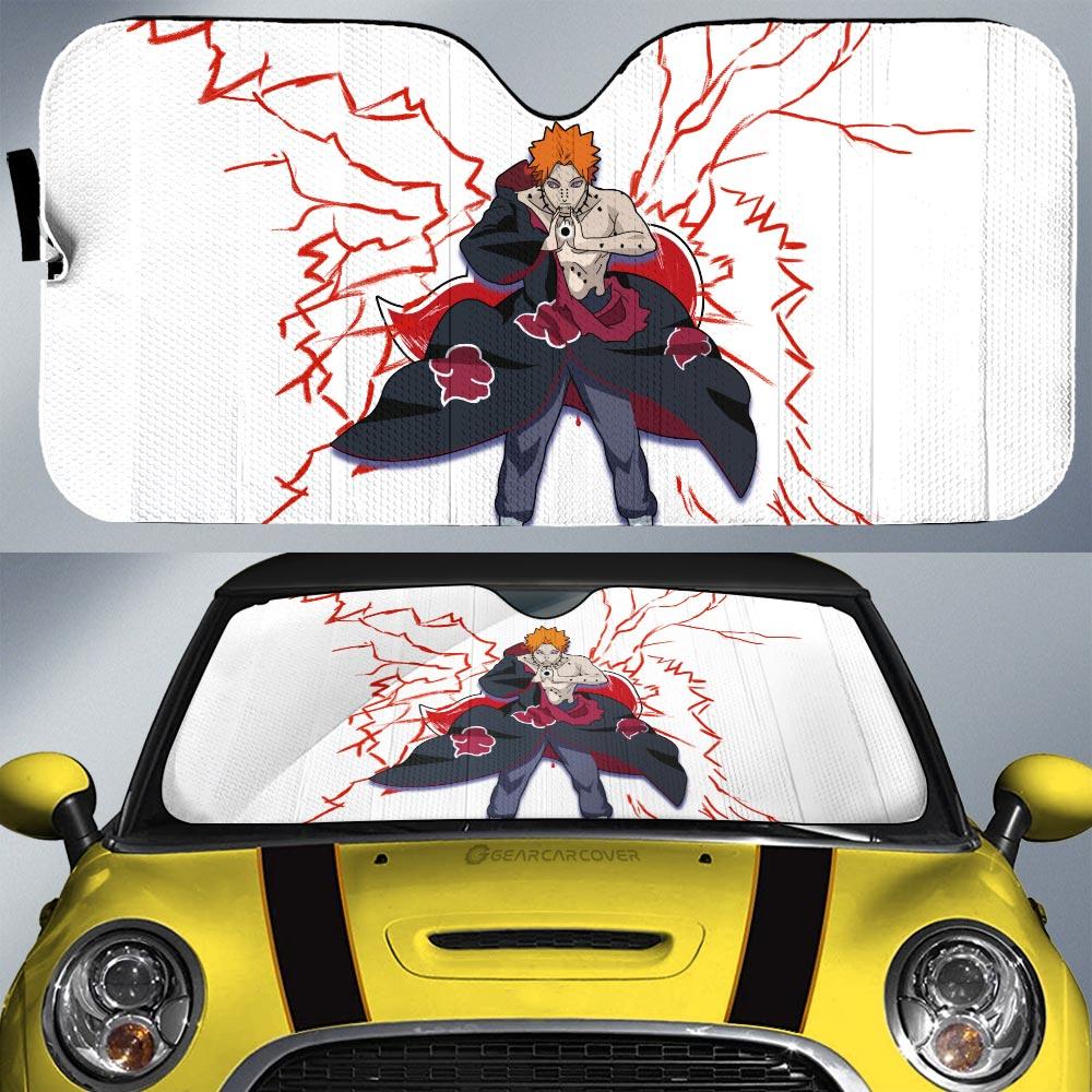 Pain Car Sunshade Custom For Anime Fans - Gearcarcover - 1