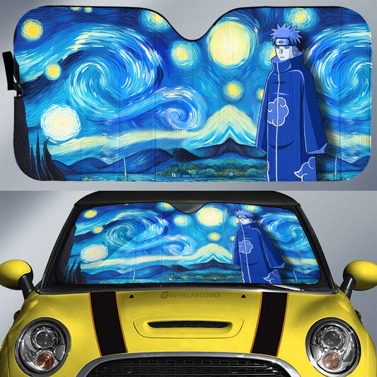 Pain Car Sunshade Custom Starry Night Styles - Gearcarcover - 1