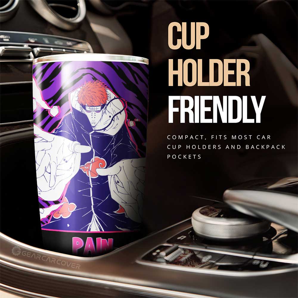 Pain Stainless Steel Tumbler Cup Custom - Gearcarcover - 2