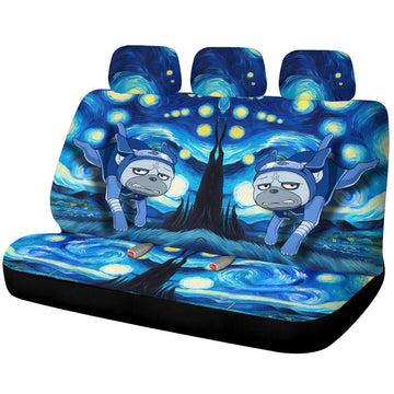 Pakkun Car Back Seat Covers Custom Starry Night Styles - Gearcarcover - 1