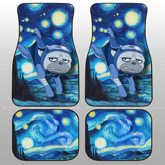 Pakkun Car Floor Mats Custom Starry Night Styles - Gearcarcover - 1