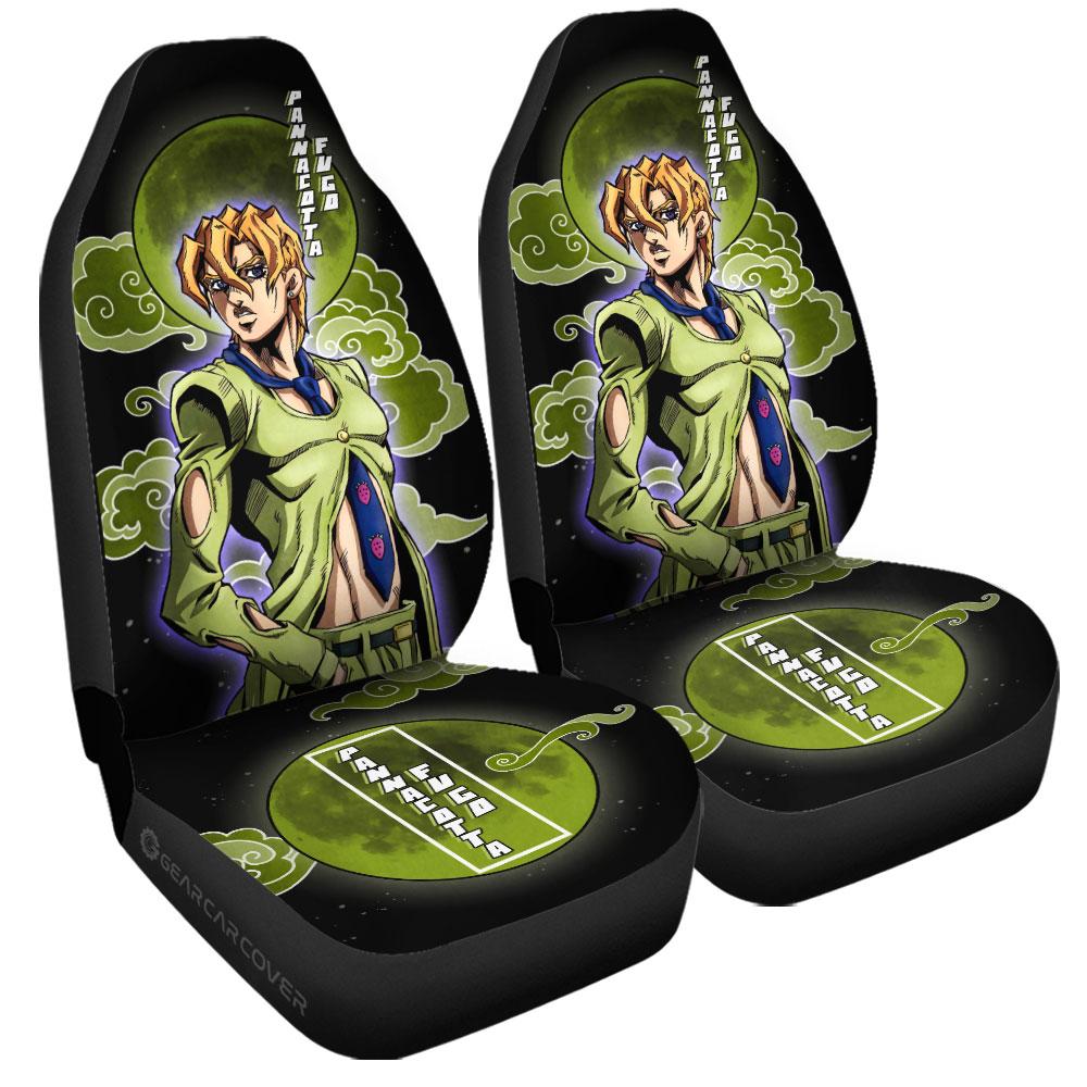 Pannacotta Fugo Car Seat Covers Custom Bizarre Adventure - Gearcarcover - 3