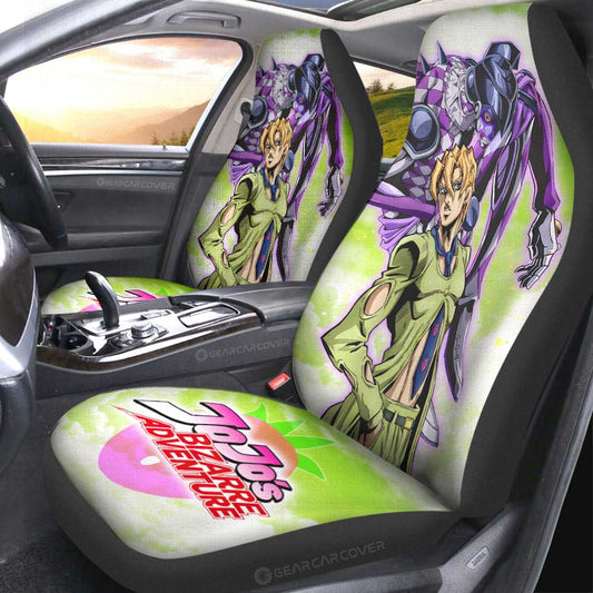 Pannacotta Fugo Car Seat Covers Custom Bizarre Adventures - Gearcarcover - 2