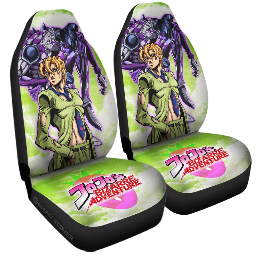 Pannacotta Fugo Car Seat Covers Custom Bizarre Adventures - Gearcarcover - 3