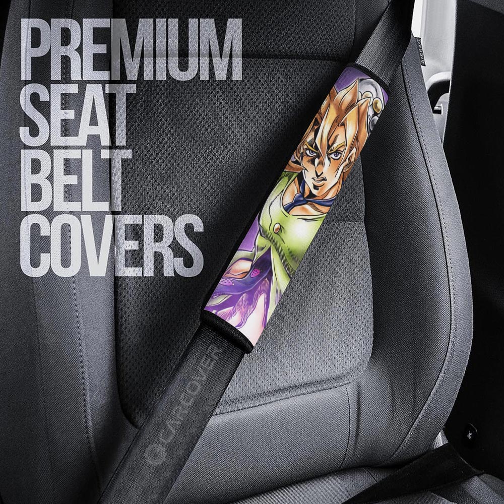 Pannacotta Fugo Seat Belt Covers Custom Bizarre Adventure Car Accessories - Gearcarcover - 2