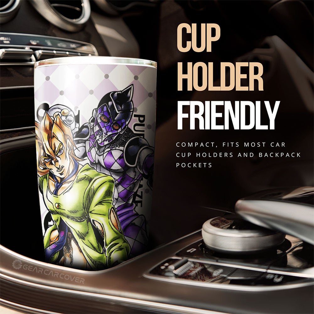 Pannacotta Fugo Tumbler Cup Custom -Bizarre-Adventure - Gearcarcover - 3