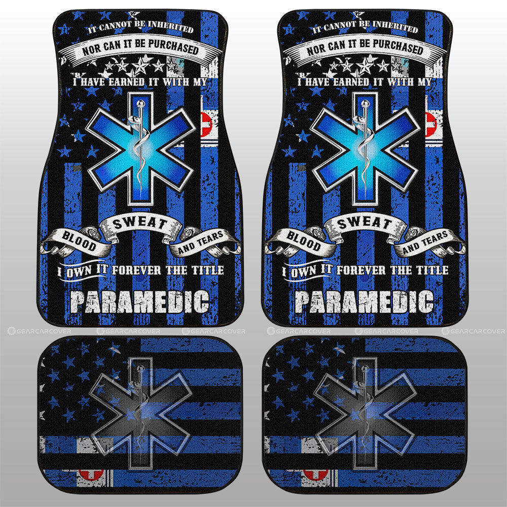 Paramedic Car Floor Mats Custom Car Accessories - Gearcarcover - 1