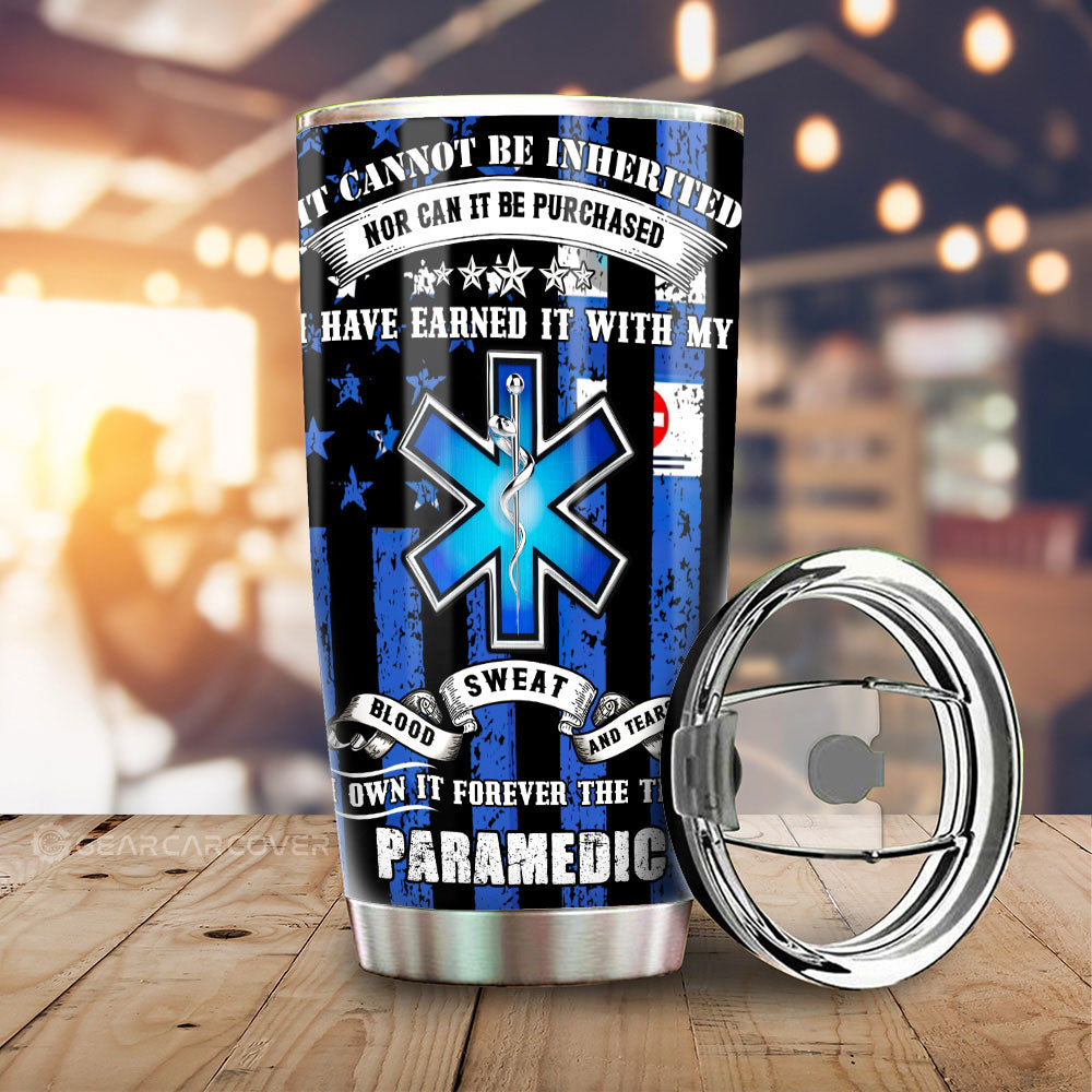 Paramedic Tumbler Cup Custom Car Accessories - Gearcarcover - 2