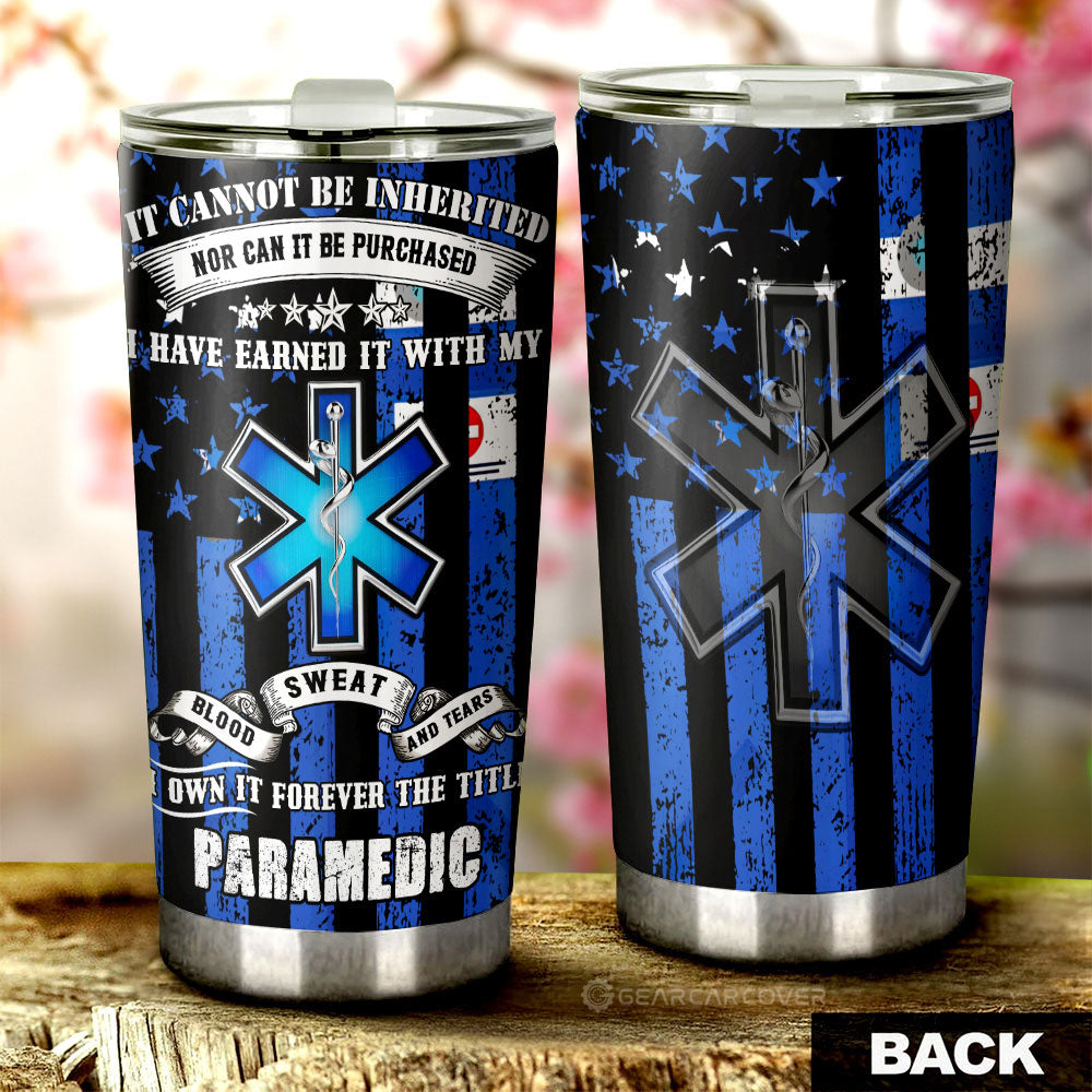 Paramedic Tumbler Cup Custom Car Accessories - Gearcarcover - 1