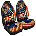 Personalized American Flag Car Seat Covers Custom German Shepherd Dog Car Accessories - Gearcarcover - 4