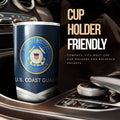 Personalized Name United States Coast Guard Tumbler Cup Custom Car Accessories - Gearcarcover - 3