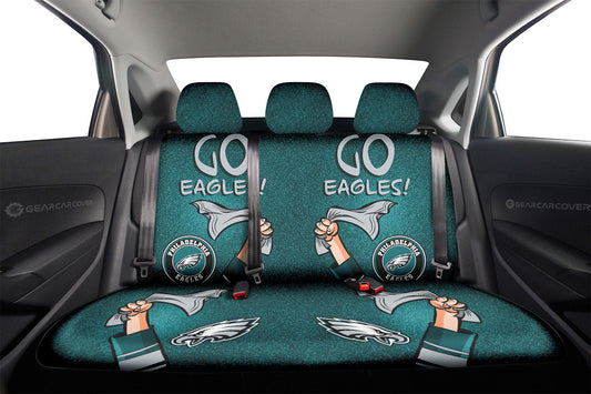 Philadelphia Eagles Car Back Seat Covers Custom Car Accessories - Gearcarcover - 2