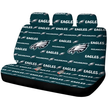 Philadelphia Eagles Car Back Seat Covers Sporty Team Collection - Gearcarcover - 1