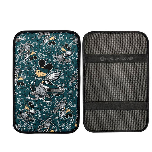 Philadelphia Eagles Car Center Console Cover Cartoon Theme Collection - Gearcarcover - 2