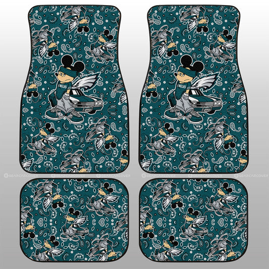 Philadelphia Eagles Car Floor Mats Cartoon Theme Collection - Gearcarcover - 1