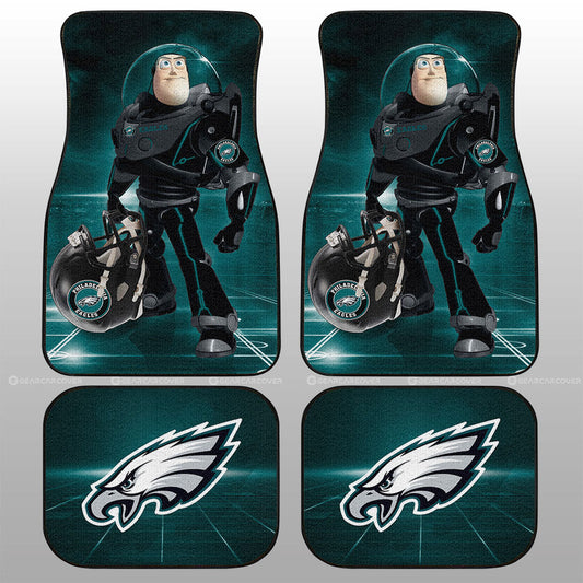 Philadelphia Eagles Car Floor Mats Custom Car Accessories For Fan - Gearcarcover - 1