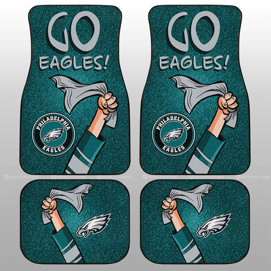 Philadelphia Eagles Car Floor Mats Custom Car Accessories - Gearcarcover - 1