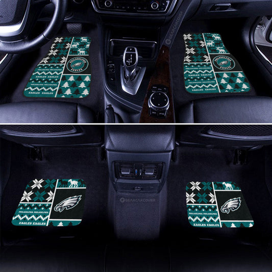 Philadelphia Eagles Car Floor Mats Custom Ugly Style Car Accessories - Gearcarcover - 2
