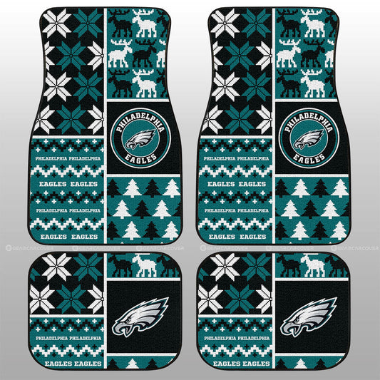 Philadelphia Eagles Car Floor Mats Custom Ugly Style Car Accessories - Gearcarcover - 1