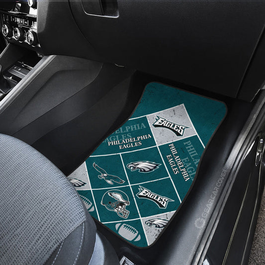 Philadelphia Eagles Car Floor Mats Sporty Team Collection - Gearcarcover - 2