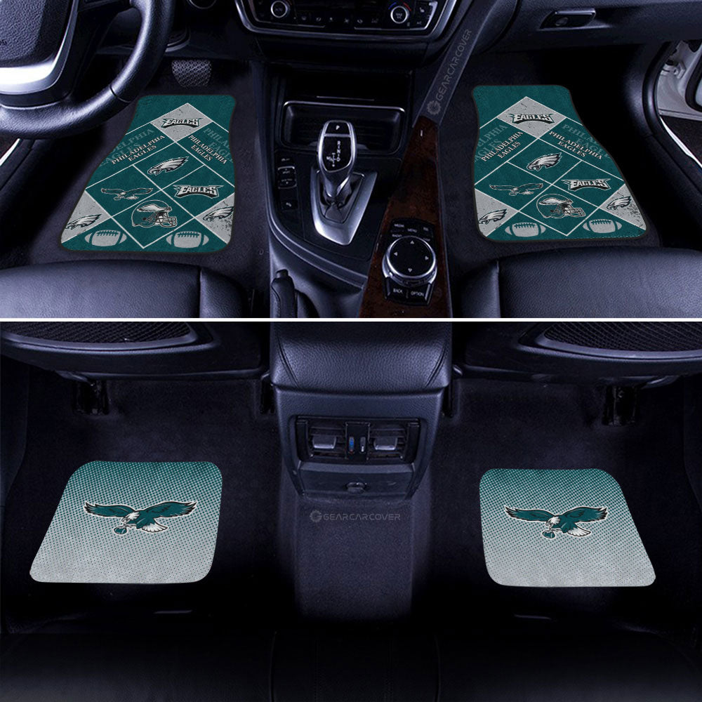 Philadelphia Eagles Car Floor Mats Sporty Team Collection - Gearcarcover - 3