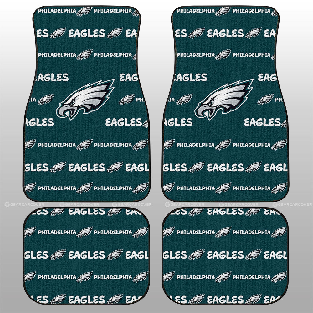 Philadelphia Eagles Car Floor Mats Sporty Team Collection - Gearcarcover - 1