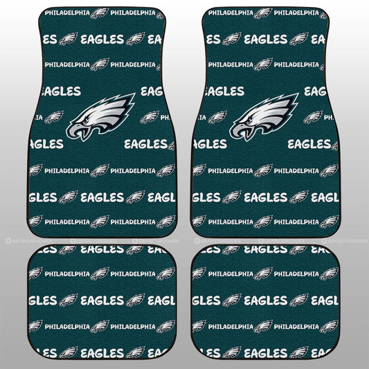 Philadelphia Eagles Car Floor Mats Sporty Team Collection - Gearcarcover - 1