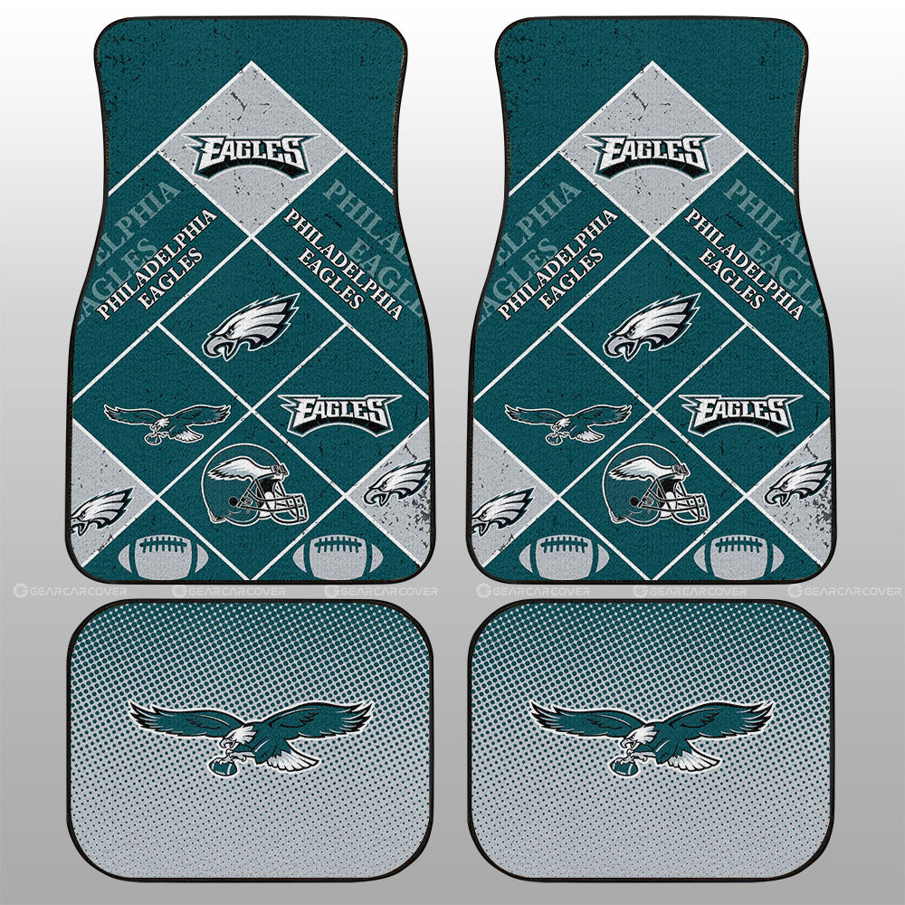 Philadelphia Eagles Car Floor Mats Sporty Team Collection - Gearcarcover - 1