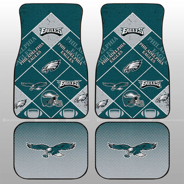 Philadelphia Eagles Car Floor Mats Sporty Team Collection - Gearcarcover - 1