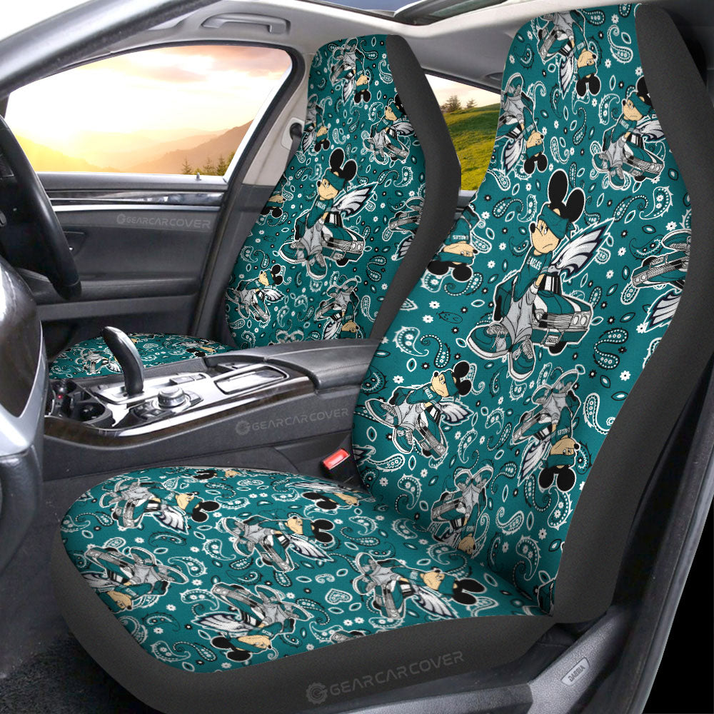 Philadelphia Eagles Car Seat Covers Cartoon Theme Collection - Gearcarcover - 1