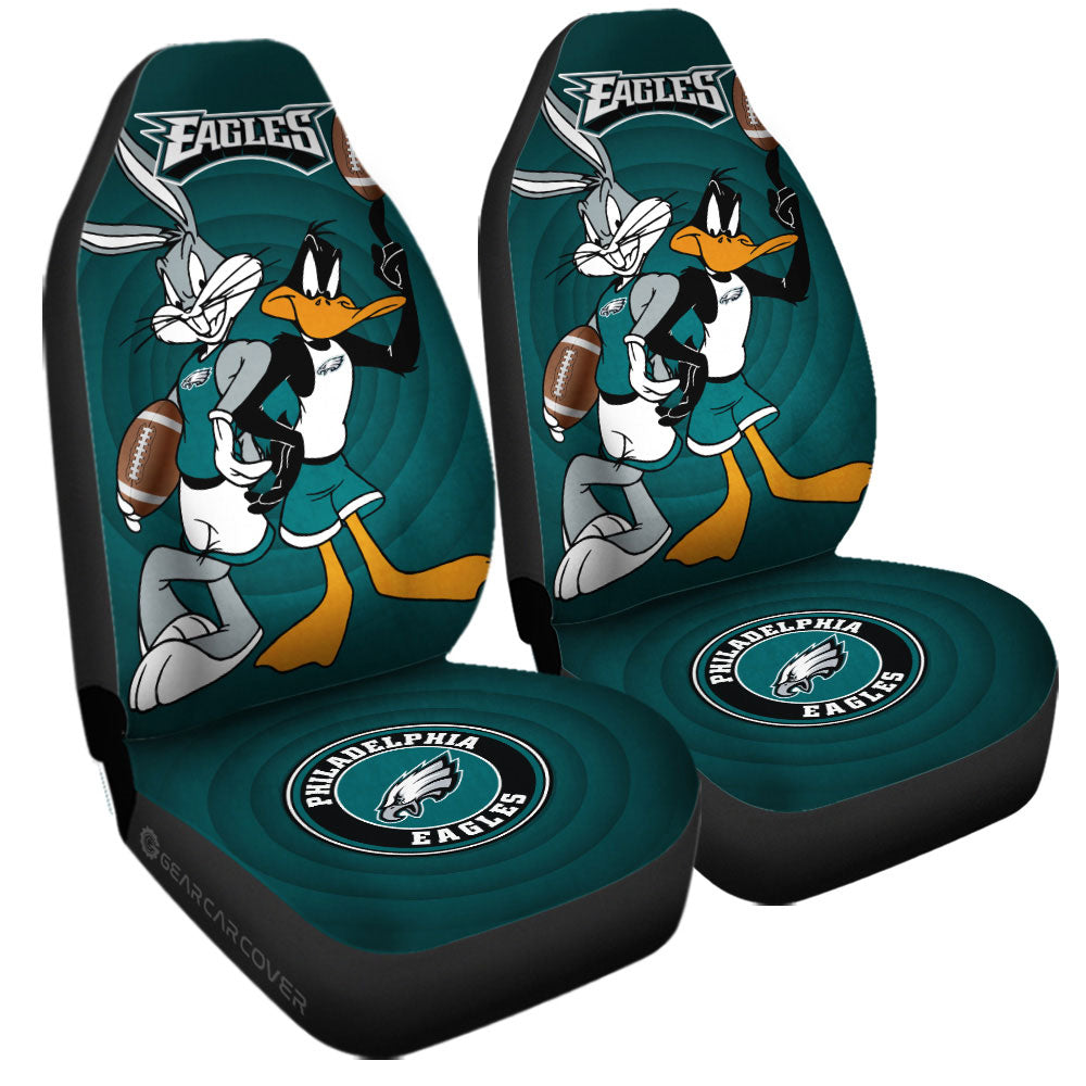 Philadelphia Eagles Car Seat Covers Custom Car Accessories - Gearcarcover - 3