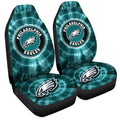 Philadelphia Eagles Car Seat Covers Custom Tie Dye Car Accessories - Gearcarcover - 3