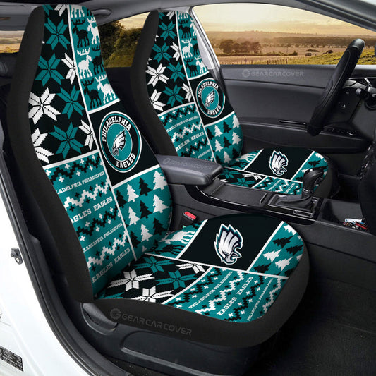 Philadelphia Eagles Car Seat Covers Custom Ugly Style Car Accessories - Gearcarcover - 2