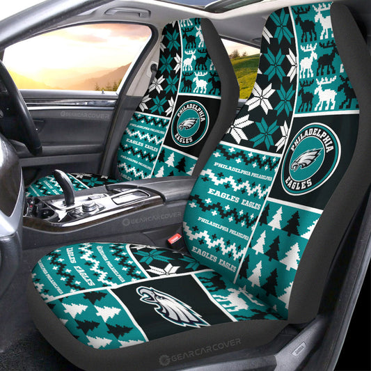 Philadelphia Eagles Car Seat Covers Custom Ugly Style Car Accessories - Gearcarcover - 1