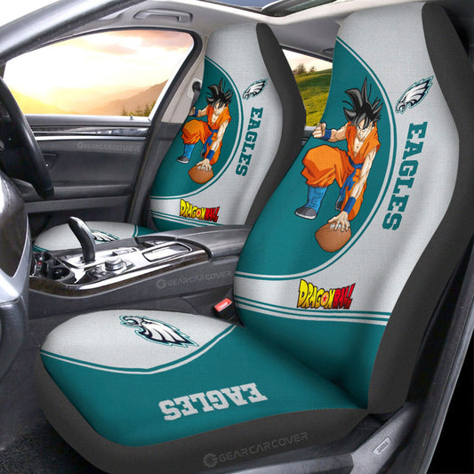 Philadelphia Eagles Car Seat Covers Goku Car Accessories For Fans - Gearcarcover - 1