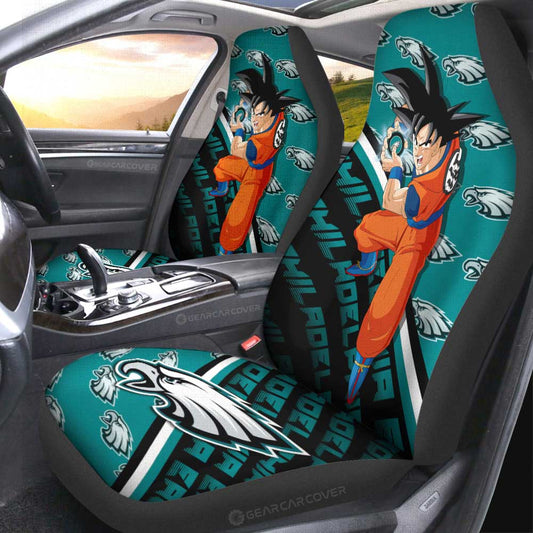 Philadelphia Eagles Car Seat Covers Goku Car Decorations For Fans - Gearcarcover - 2